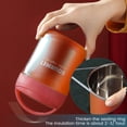 thumbnail image 4 of 500ml Stainless Steel Vacuum Insulated Food Jar Thermos Hot Food Containers for Lunch School Soup with Spoon Food Flask Lunch Box for Kids Adult School Office Picnic Travel, 4 of 6