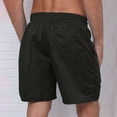 thumbnail image 4 of VSSSJ Mens Swim Trunks Loose Quick Dry Mens Boardshorts Casual Drawstring Elastic Waist Vacation Summer Beach Shorts Swim Shorts with Pockets Black XL, 4 of 4