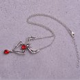 thumbnail image 5 of Happy Date Vintage Gothic Spider Necklace Halloween Crystal Spider Pendant Necklace Punk Style Reptile Animal Jewelry for Woman, 5 of 7