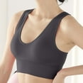 thumbnail image 2 of Brasier Ropa de Yoga sin Costuras para Mujer, de Europa y América, de Secado Rápido, para Yoga, Belleza de Espalda, Sujetadores Deportivos para Correr. Mediana, 2 of 4