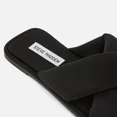 thumbnail image 4 of Steve Madden Dixie Women's Flat Criss Cross Jersey Slide Sandals, 4 of 4