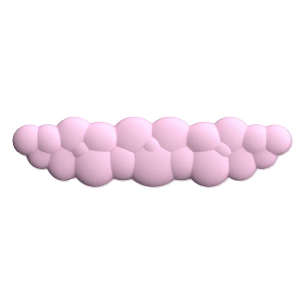 Alfombrilla de ratón con forma de nube, soporte para muñeca, bonita, para aliviar la fatiga, suave, para evitar la deformación, almohadilla de espuma viscoelástica, soporte para muñeca con teclado, c