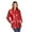 Red, variant on White Mark Women's Metallic Puffer Coat