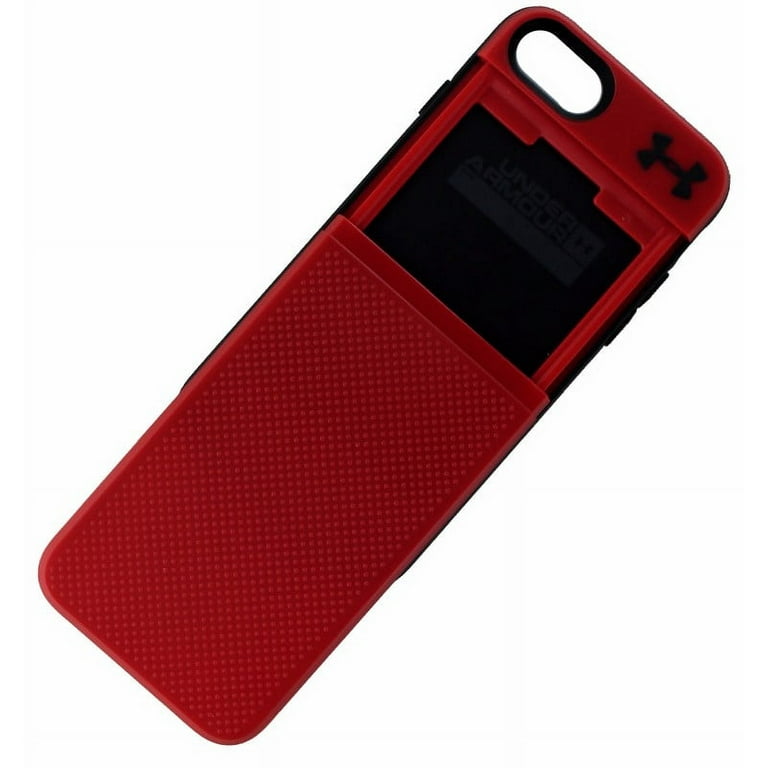 Under Armour Protect Stash Series Case Cover for Apple iPhone 7 8 Red Black