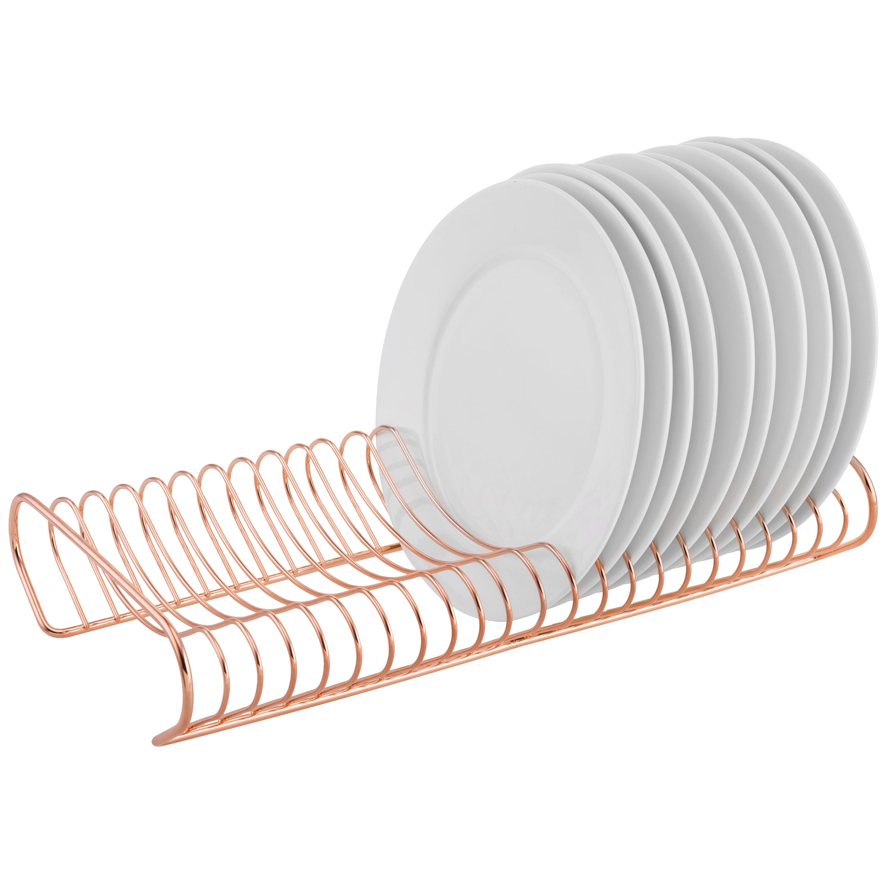 Cups Dish Drying Rack Drainer Storage Organizer Pots MyGift Pans Eco Friendly Bamboo Wood Plates