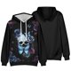 thumbnail image 2 of Hombres Casual Moda Cuello Redondo Sudadera Halloween 3D Print Pullover Manga Larga Tops Pompotops oipoqjl38833, 2 of 5