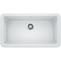 Blanco IKON 33" Apron Single Bowl SILGRANIT Sink White