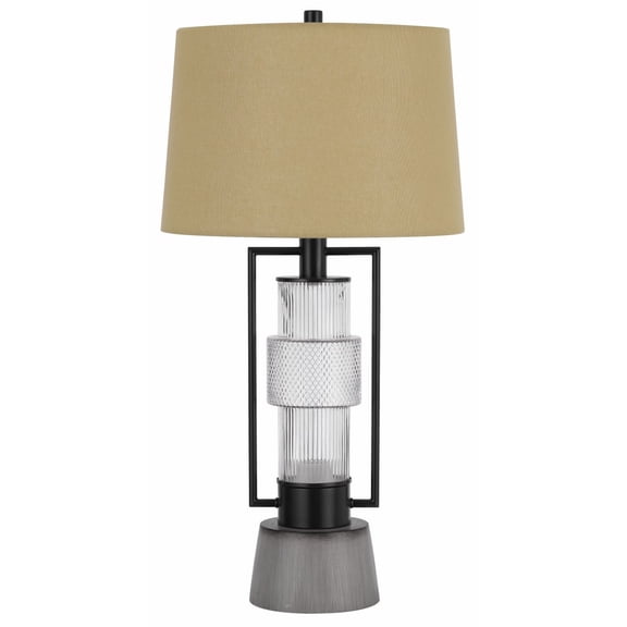 BO-3134TB-Cal Lighting-Vallda - 1 Light Table Lamp with Night Light In Contemporary Style-31 Inches Tall and 16 Inches Wide