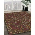 thumbnail image 3 of Ahgly Company Machine Washable Indoor Rectangle Transitional Sienna Brown Area Rugs, 5' x 7', 3 of 7
