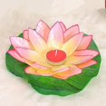thumbnail image 2 of 10pcs velas flotantes de luz de linterna de loto de seda multicolor decoraciones, 2 of 5