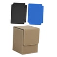 thumbnail image 2 of DYNWAVECA Trading Card Deck Box Game Card Case for Baseball Card TCG Collectible Cards Sand Color, 2 of 10