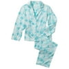 Women's Plus 3 Piece Snowflake Fleece Pajama Set