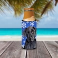 thumbnail image 3 of Carolines Treasures SC9364MUK Labrador Winter Snowflakes Holiday Ultra Hugger for slim cans Slim Can multicolor, 3 of 6