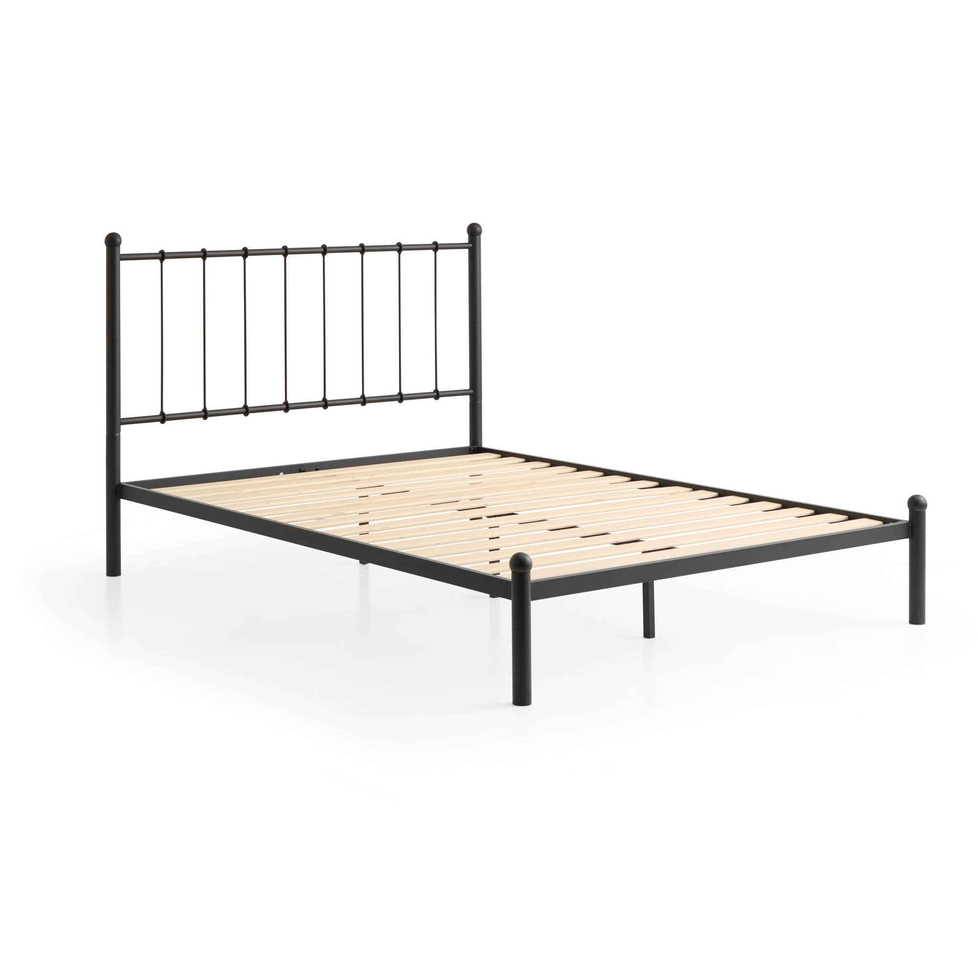 Rest Haven Lancaster Metal Full Platform Bed, Black
