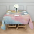 thumbnail image 3 of Pastel Cloud Starry Sky Square Tablecloth,Waterproof Square Table Cover,Wipeable Spillproof Washable Table Cover for Home Kitchen Party Decor 60"x60"(152x152cm), 3 of 6