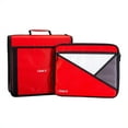 thumbnail image 3 of Case-it The Universal 2.0 Zipper Binder -1.5 Inch D-Ring - Removable Padded Pocket Holds Up to 13" Laptop/Tablet - Multiple Pockets - 350 Page Capacity - Comes with Shoulder Strap - Fire Red LT-207, 3 of 11