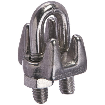 Campbell T7633002 Stainless Steel Wire Rope Clip, 1/8-Inch