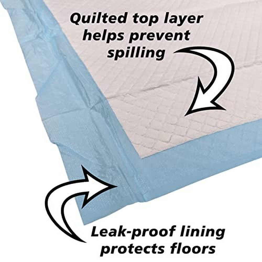 20 Count Ultra Absorbent - Leak-Proof Pee Pads for Dogs Rabbits and Cats (5 Layers) with Pheromone Attractant Scent to Improve Potty Training Success - Large - 24" x 35"