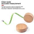 thumbnail image 4 of Tape Measure, Wood Case Measuring Tape 2m，Retractable Fabric Tape Measure for Sewing Tailor Medical Craft Cloth, 4 of 5