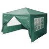Yescom 10x10' Green Outdoor Wedding Party Patio w/ 4 Removable Side Walls Canopy Sun Shelter