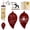 Leaf Walnut 01, variant on Pet Memorial Gifts for Loss of Dog, Pet Memorial Wind Chime with Dog Human Statue Sculpture Gift, Sympathy Keepsake Remembrance Hanging Decor Wind Chimes for Outside P-WC-01-REC-WAL