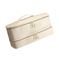 thumbnail image 3 of Bolsa de viaje de doble capa, estuche para herramientas de salón, organizador de maquillaje, bolsa de viaje para peluqueros, bolsa para peluqueros y, 3 of 10
