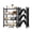 Black 4 Layer - 1 Pc, variant on Joybos 5 Tiers Foldable Storage Organizer Wire Shelf Rack with Wheels,Holds Up To 1000 Pounds,Black