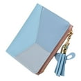 thumbnail image 3 of 2X Mujer Cartera Muñequera Embrague Titular de la Tarjeta Organizador Teléfono Monedero Corto Azul 2 piezas, 3 of 8
