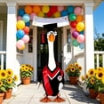 thumbnail image 5 of 4 Piece Graduation Themed Porch Goose Outfits With Gown Cap Glasses And Diploma Scroll For 19-23 Inch Statues Graduation Season Front Porch Decor, 5 of 7