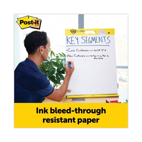 Self-Stick Original Tabletop Easel Pad, Unruled, 20 White 20 X 23 Sheets | Bundle of 10 Pads