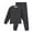AGJQ#7 Black, variant on oqasdz Baby Girl Outfits Thermal Underwear Winter Lined Warm Long Sleeve Top And Pants Comfy Loungewear Indoor Outdoor Activities Size 3 Y-4 Y