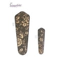 thumbnail image 2 of SCISSORFOBZ Designer Scissors Sheaths Shears Protective Covers-2 pcs Large & Small Size Value Pack - Antique Gold Floral Garden Design-#2-222, 2 of 5