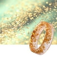 thumbnail image 2 of keusn resin ring beautiful flower resin rings gift for women and men fashion jewelry special gifts w, 2 of 2
