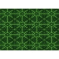 thumbnail image 1 of Ahgly Company Machine Washable Indoor Rectangle Transitional Green Area Rugs, 6' x 9', 1 of 7