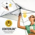 thumbnail image 3 of CROWN SHADES 10x10 Pop Up Canopy Tent with One Push Setup Easy Outdoor Sun Shade for Events, Parties, Camping Coffee, 3 of 8