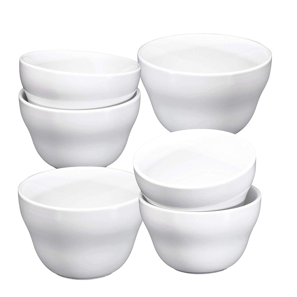 Bruntmor Ceramic Dessert Bowls Set 8 oz for Icecream Cereal Gradient