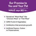 Halo Natural Dry Dog Food, Lamb & Lamb Liver Recipe, 25Pound Bag