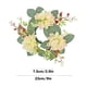 thumbnail image 3 of Fiudx Corona de Rosas Primaverales, Anillos de Hortensias para Velas, Decoración Floral Artificial, Centros de Mesa para Puertas de Entrada y Bodas, Decoración de Temporada para El Hogar, Multiusos,, 3 of 6