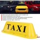 thumbnail image 2 of Luz de taxi de 12 V (amarilla), lámparas de señalización universales Bombillas LED magnéticas para techo de automóvil superbrillantes Luz de parabrisas Cabina con disco de succión Base sellada Práct, 2 of 5