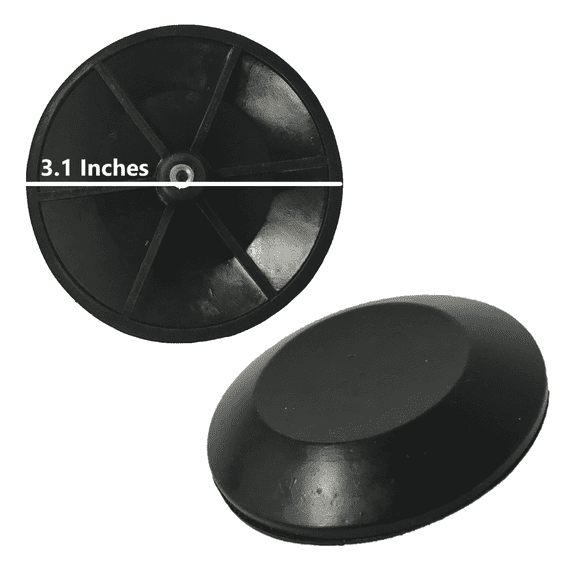 3.1 inch Screw-On Style Toilet Flush Valve Flapper Disk For American Standard Tilt-Style Flush Valves (2 Pack)