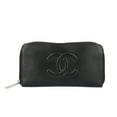 thumbnail image 1 of Pre-Owned Chanel Coco Mark Long Wallet Leather A50071 Women's CHANEL (Good), 1 of 7