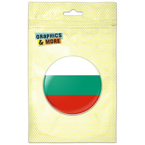 Bulgaria National Country Flag Pinback Button Pin Badge