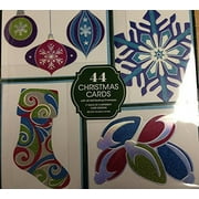 Paper Magic Christmas Cards 44 ct 864072 ORNAMENTS