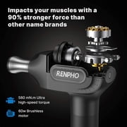 RENPHO PRO Massage Gun Deep Tissue for Back Neck Full Body Muscle Relax, Black