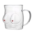 thumbnail image 1 of Glass Glass Coffee Mug 480ml Large Capacity Glass Household Milk  Breakfast Cup with Handle, 1 of 8