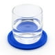 thumbnail image 2 of Yuarrent Nuevo Posavasos portátiles de silicona redondos de 10cm, taza Mostrada Azul, 2 of 4