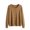 Khaki, variant on Women's Cardigan, Round Neck Long Sleeved Cardigan Autumn and Winter Models Of Classic Versatile Basic Knitwear Large Size Women's Jacket Winter Coat for Women