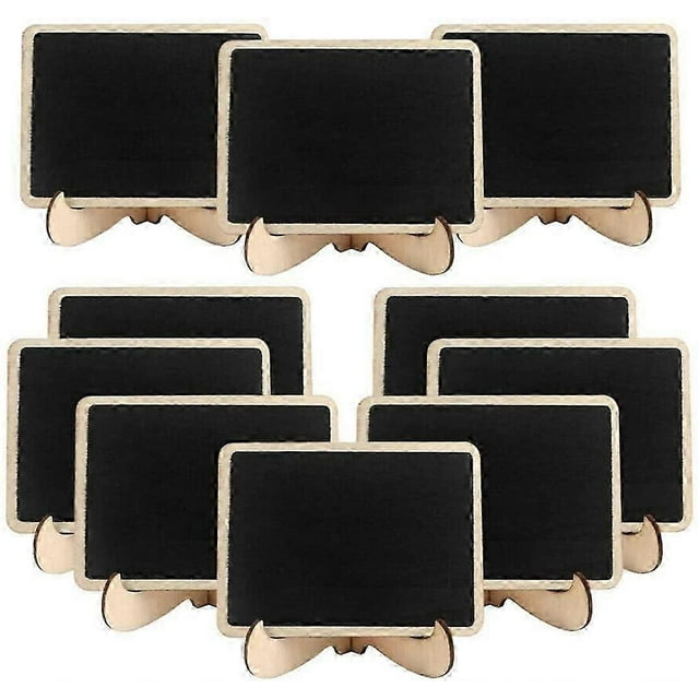 10pcs Notice Board Chalkboard With Stand Office Home Message Decoration