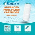 thumbnail image 2 of Hurricane 4 Pack HF8316-01 Advanced Pool and Spa Filter Cartridge Replacement, 2 of 9