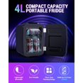 thumbnail image 2 of Mini refrigerador FANSEXPERT de 4 L portátil, enfriador y calentador con LED, 2 of 6